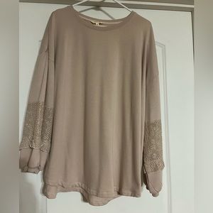 XXL Matilda Jane Beige Top